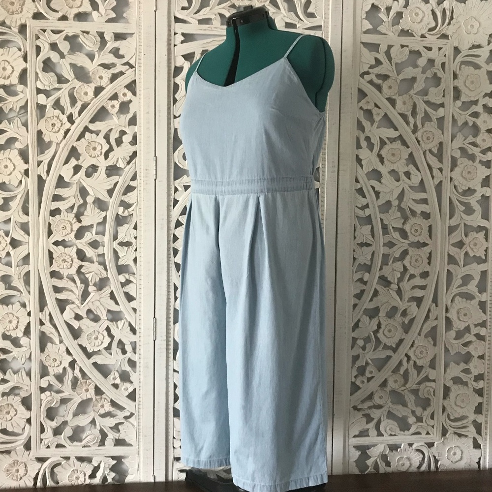No Boundaries - Denim Jumper Romper